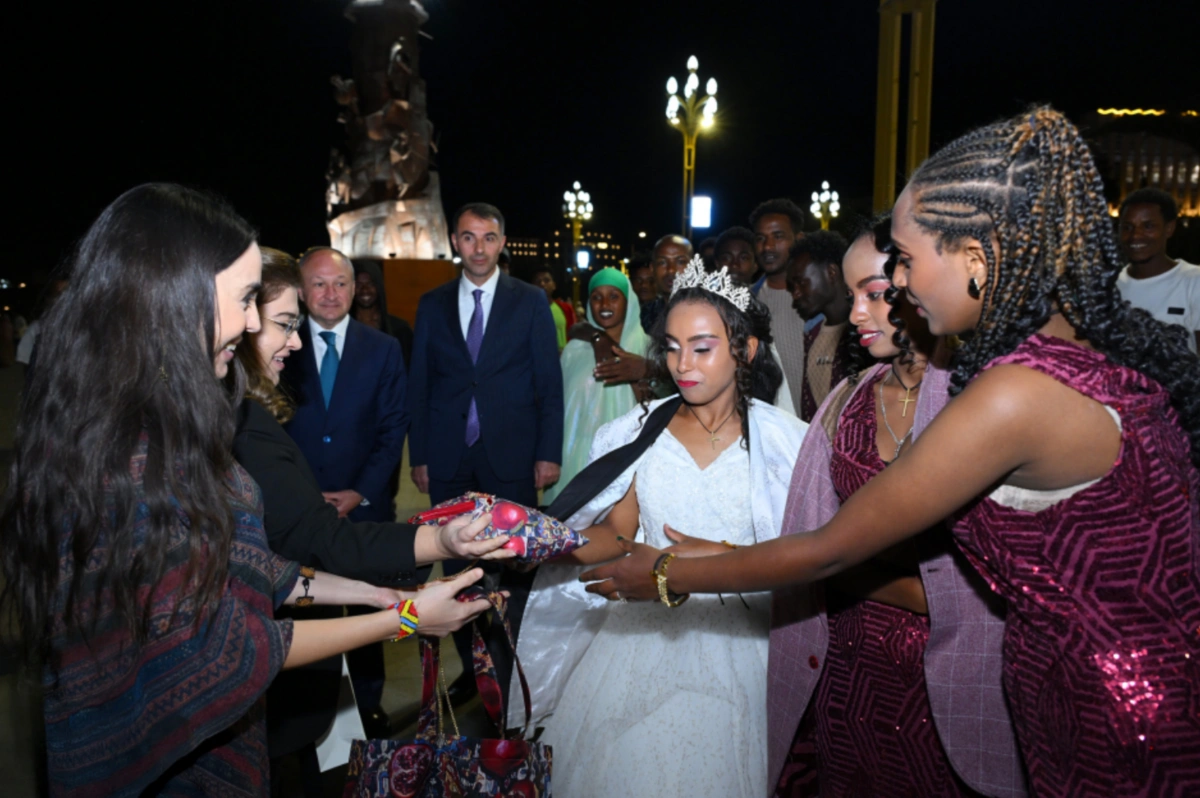 Leyla Əliyeva Əddis-Əbəbədə Adva Zəfər Muzey Kompleksində olub - FOTO