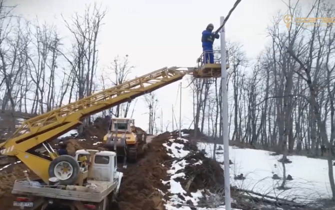 “Azərişıq” Kəlbəcərdə yenidənqurma işlərini davam etdirir - VİDEO