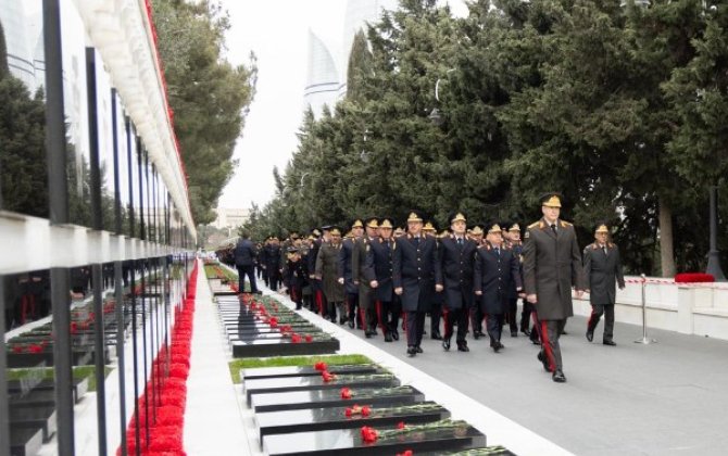 DİN-in şəxsi heyəti 20 Yanvar şəhidlərinin xatirəsini yad edib - VİDEO