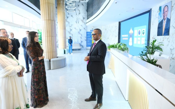 Leyla Əliyeva Efiopiyada “MESOB” dövlət xidməti mərkəzində olub - FOTO