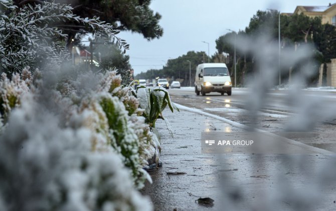 Завтра в Баку ожидается снег