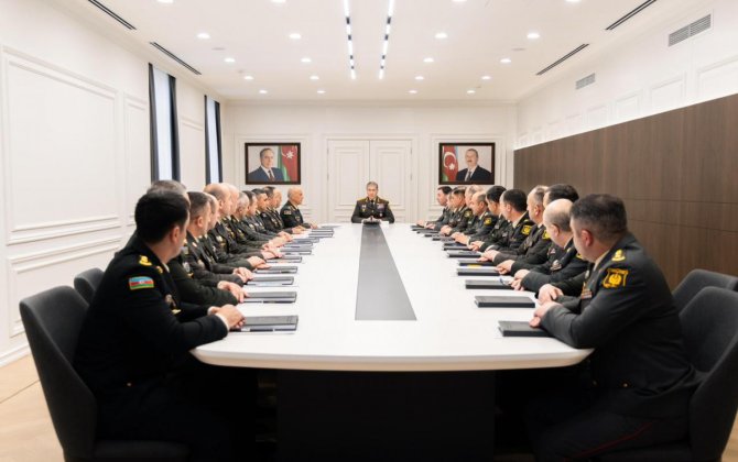 Daxili Qoşunların 2025-ci ildə fəaliyyətinə dair müşavirə keçirilib - VİDEO