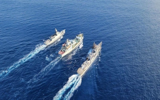 Yaponiya özünümüdafiə qüvvələri Okinava yaxınlığında Rusiya kəşfiyyat gəmisini aşkarlayıb