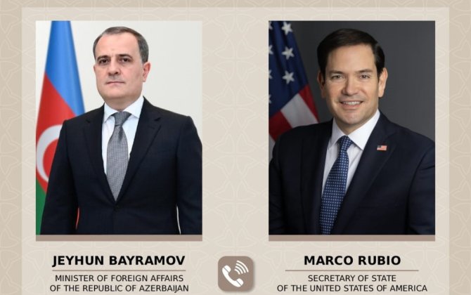 Ceyhun Bayramov Marko Rubio ilə Azərbaycanla ABŞ arasında olan ikitərəfli əməkdaşlığı müzakirə edib