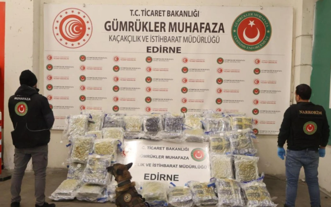 Türkiyəyə keçən TIR-da 144 kq narkotik aşkarlanıb