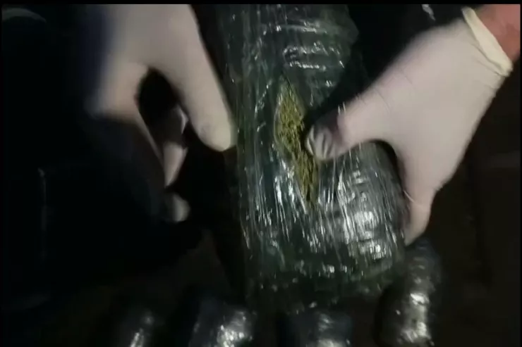 Samuxda 10 kiloqram narkotik vasitəni satmaq istəyən şəxs ələ keçdi - FOTO