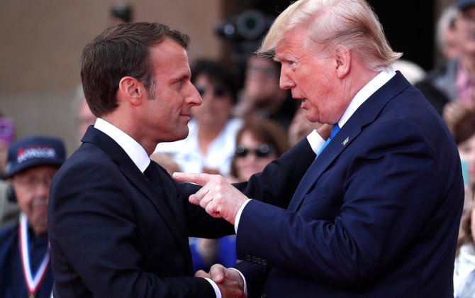 Макрон покинул Давос из-за Трампа