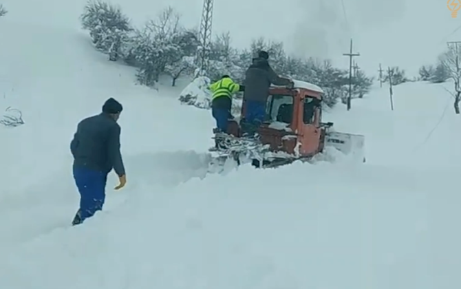 Güclü qar cənubda fəsadlar törətdi - “Azərişıq” fasiləsiz işləyir+Video