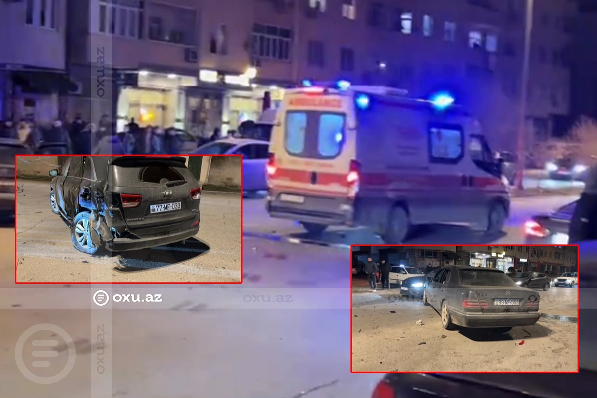 Серьёзное ДТП в Сумгайыте: есть пострадавшие-ФОТО-ВИДЕО
