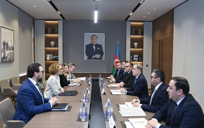 Ceyhun Bayramov NATO Baş katibinin müavini ilə görüşdü - FOTO