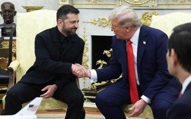 Зеленский и Трамп проводят встречу