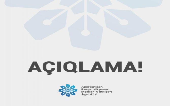 MEDİA: Prezidentin adından reallığı əks etdirməyən açıqlama yayılıb