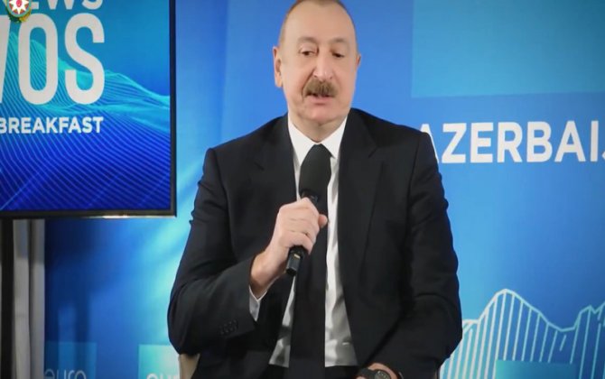 Президент Ильхам Алиев поделился в соцсетях кадрами визита в Швейцарию