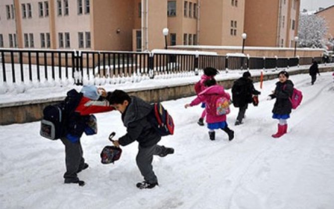 Gələn həftə məktəblərdə qış tətili başlayır