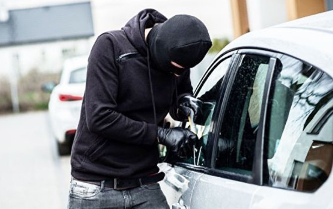 Maşınlardan oğurluq edən şəxs saxlanıldı