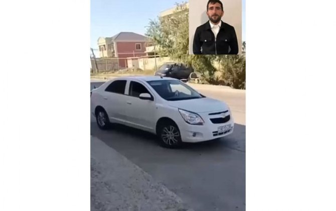Suraxanıda avtoxuliqanlıq edən sürücü həbs edilib