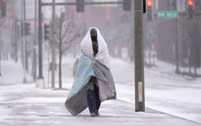 ABŞ-ın 14 ştatında kəskin hava şəraiti ilə bağlı fövqəladə vəziyyət elan edilib