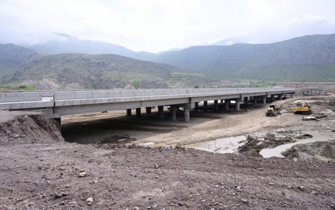 Ağbənd-Kəlalə körpüsünün tikintisinin Novruz bayramına qədər tamamlanması planlaşdırılır
