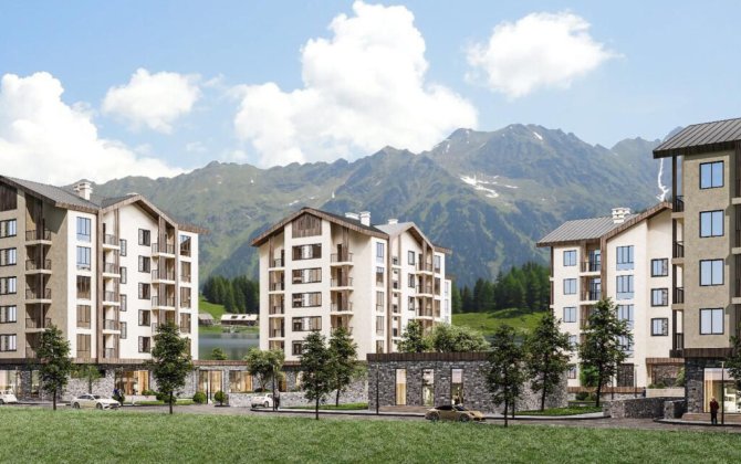 Kəlbəcərin mərkəzində dağ mənzərəli yeni həyat başlayır - “Kalbajar CITY”