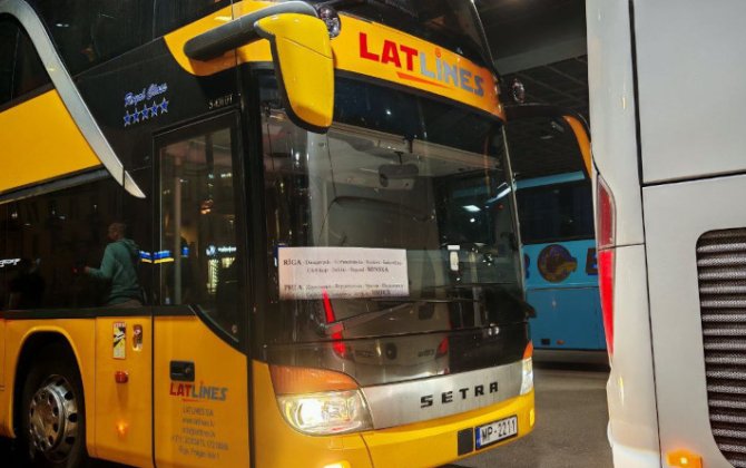 Латвия прекратит все автобусные рейсы в Беларусь