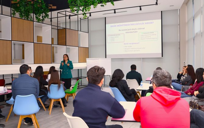 BSU-da “İnklüziv bankçılıq” mövzusunda peşəkar inkişaf təlimi keçirilib - FOTO