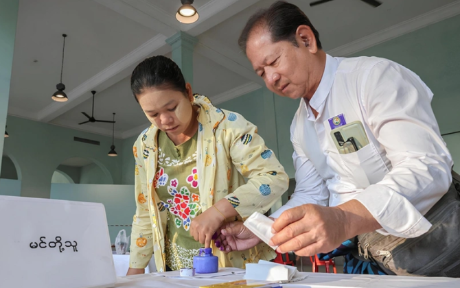 Myanmadа ümumi seçkilərin son turu keçirilir