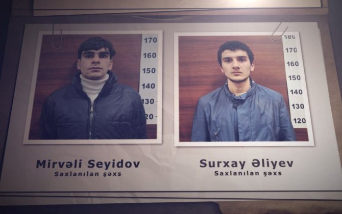 Bakıda soyğunçuluq edənlər tutuldu - VİDEO