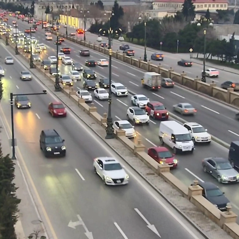 Bu ərazilərdə tıxac var