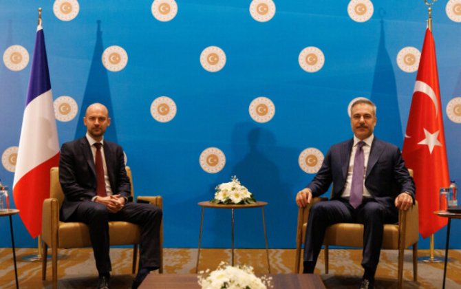 Hakan Fidan fransalı həmkarı ilə görüşdü