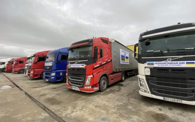 Azərbaycan Ukraynaya növbəti humanitar yardım göndərdi