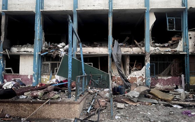 Qəzzada məktəblərin 90%-dən çoxu dağıdılıb