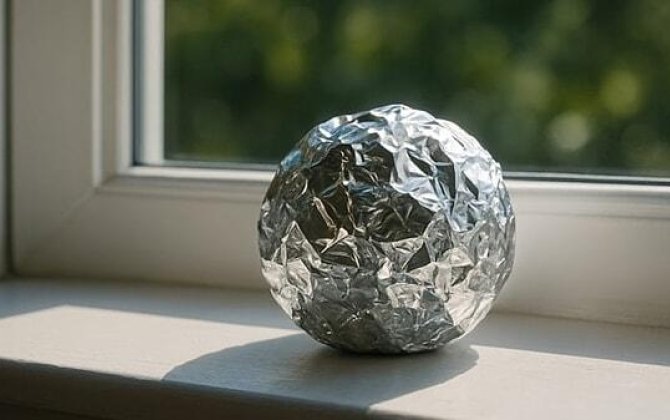 Pəncərə önünə folqa qoyun - Fərqi görün