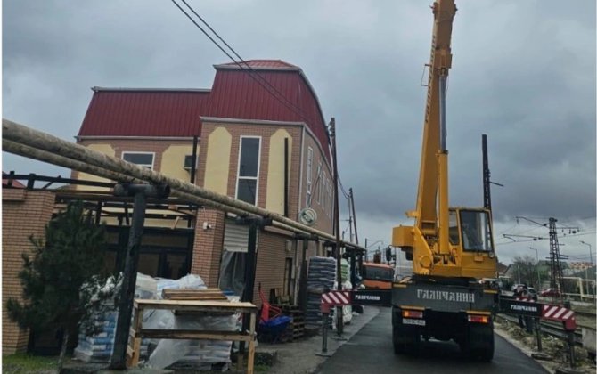 Binədə qanunsuz tikili söküldü - FOTO/VİDEO