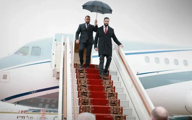 Əhməd əl-Şaraa Moskvada - VİDEO