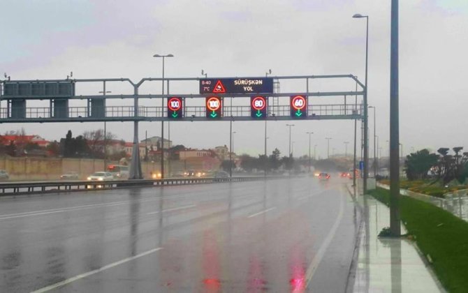Aeroport yolunda sürət həddi endirildi