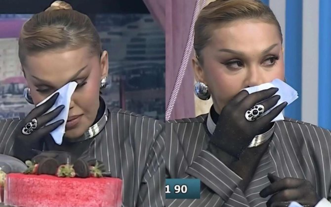 Rəqsanə efirdə ağladı: 