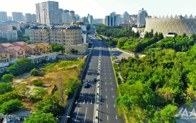 Əsas prospektlərdən birində hərəkət sxemi dəyişir - VİDEO