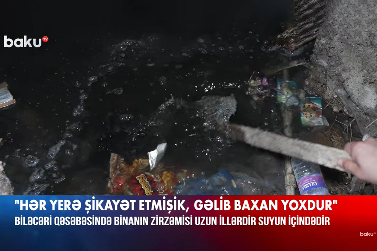 20 ildir suyun içində qalan binada dəhşətli durum: 