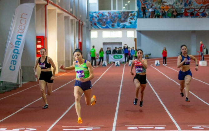 Atletika üzrə Bakı Beynəlxalq qış turniri keçirilib