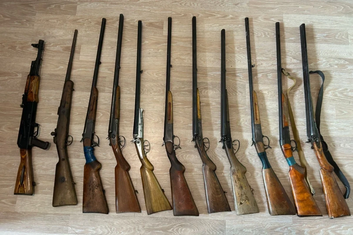 Qanunsuz saxlanılan silah-sursat aşkar edilib