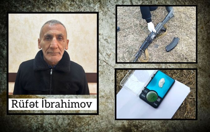 Ucarda avtomat satmaq istəyən şəxs tutulub