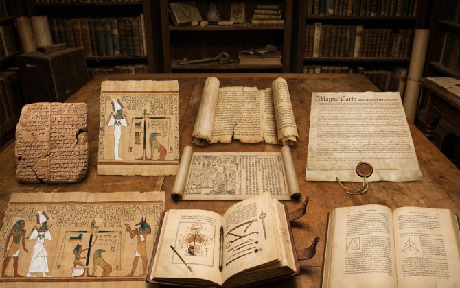 İbrani Bibliyasının ilk nüsxəsi, axirətə keçmək üçün sehrli mətnlər toplusu... - Dünyanın 7 qədim əlyazması