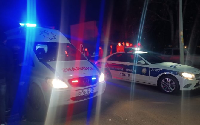 Tovuzda sürücü avtomobilini işıq dirəyinə çırpıb -FOTO