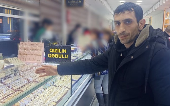 Evdən qızıl-zinət əşyaları oğurlayan şəxs saxlanıldı - VİDEO
