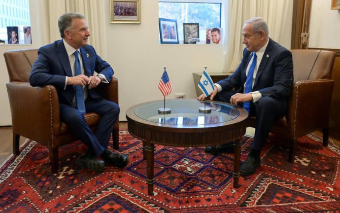 Uitkoff və Netanyahu arasında görüş üç saat davam edib