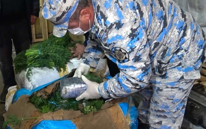 İrandan Rusiyaya gedən yük maşınında 51 kq marixuana aşkarlandı - VİDEO