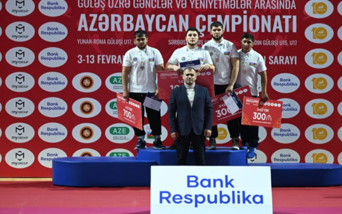 Azərbaycan çempionatı: Sərbəst güləşdə ilk medalçılar müəyyənləşib