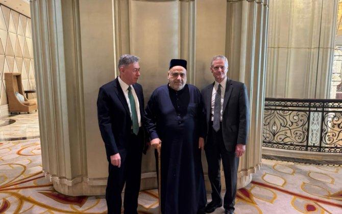 QMİ sədri Əbu-Dabidə bir sıra görüşlər keçirib