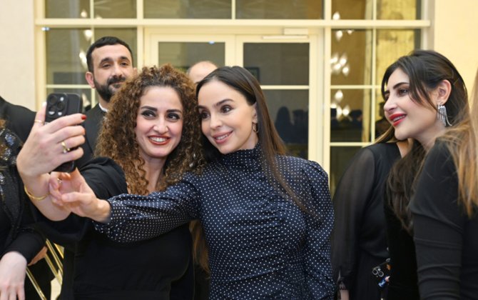 Leyla Əliyeva “Qış nağılı”nın açılışında - Fotolar