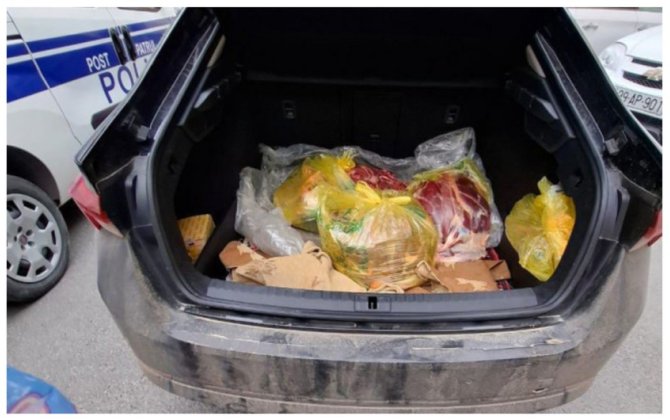 At ətini mal əti adı ilə satmağa hazırlaşan dəstə tutuldu - FOTO